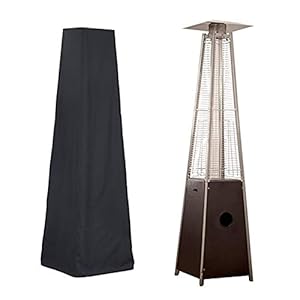 shijinghe Polyester Waterdichte UV Proof Tuinmeubilair Cover Patio Heater Cover voor Home Garden 53 * 61 * 221CM/20 * 24…