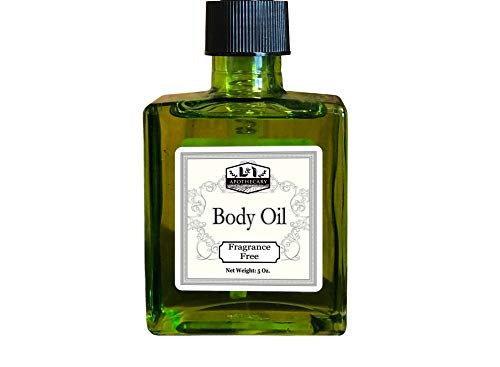 Luxurious Organic Body Oil - Unscented, Excellent Massage Oil, Great for dry skin, Uneven Skin tone & Dehydrated Skin