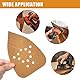 Maus-Schleifpapier, 50 Stück, 95x135mm, Klett-System, 12 Löcher für Staubabsaugung, für Black & Decker und 140mm Schleifer (120Grit)