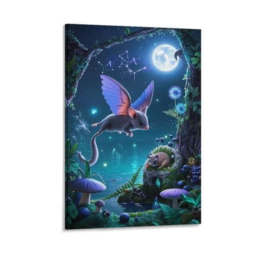 Décoration murale Sugar Glider | Tableau sur toile pour sublimer votre couloir
