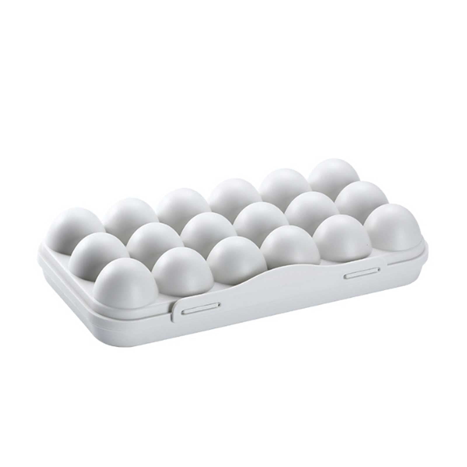 Schwimmende Wandregale Eierablage Halter Aufbewahrungsbox Rack für Kühlschrank Container 12 18 Grid Home Organisation Küche