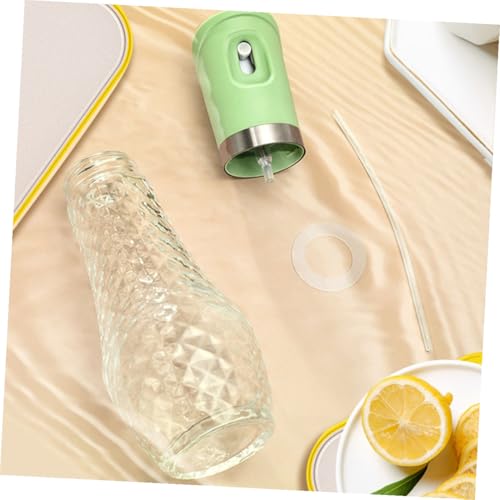 Dispensador de aceite de vidrio y acero inoxidable SHINEOFI reutilizable 8