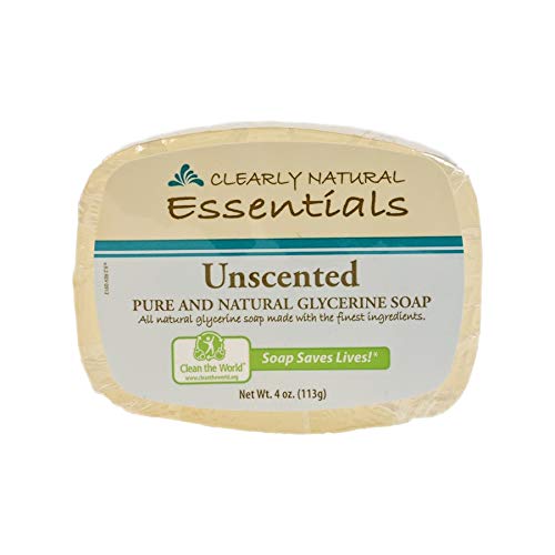 Clearly Natural Soap Bar, Unscented, Beige, 4 Ounce (Pack of 12)