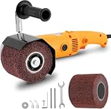 MXBAOHENG 2800 W Satiniermaschine mit 2 Rädern 6 Geschwindigkeitsstufen