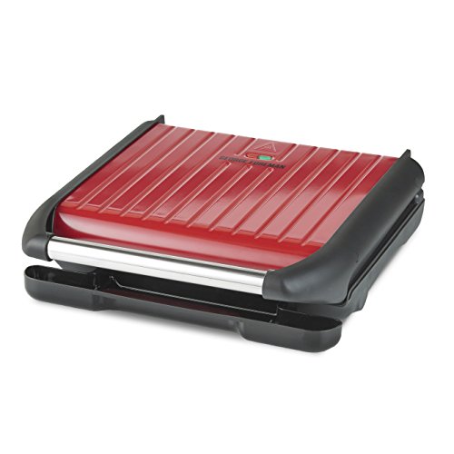 George Foreman Large Red Steel Grill 25050