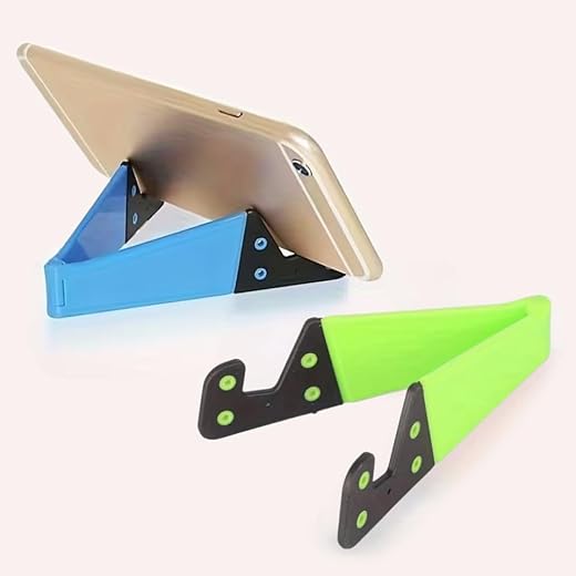 Lazy Phone Holder, Adjustable, Multifunctional Simple Foldable Portable Holder, Small Desktop Support, Green
