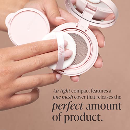 Mally Beauty Flawless Finish Transforming Effect Foundation - Light - Full Coverage Cream Foundation - Breathable & Lightweight - Hydrating Formula With Vitamin E - Satin Finish #TOP3