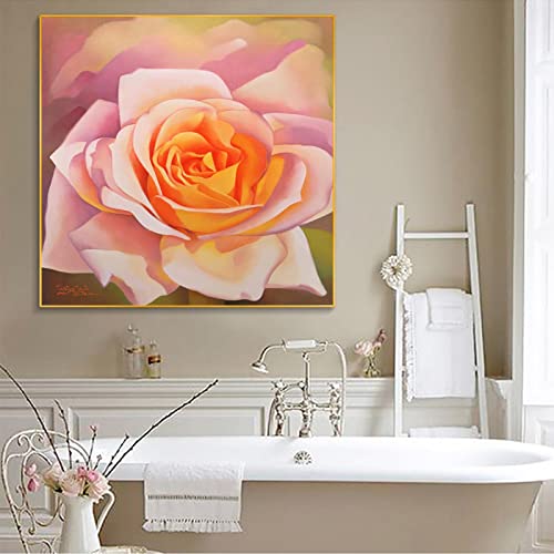 Peinture salon décor à la maison affiches toile KEBIA Beauté rose