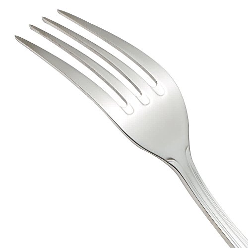 (Set Of 12) Tuscany Dinner Forks, Heavy Weight 18/0 Stainless Steel 8-Inch Table Forks For Restaurant / Catering, Commercial Quality Silverware Flatware Set #TOP4