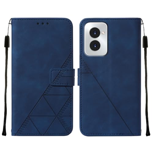 Asdsinfor Flip Case for Moto G Power 2024 5G Faux Leather Wallet Holster with Cards Holder Kickstand Magnetic Closure Shockproof Folio Protect Cover for Motorola Moto G Power (2024). Blue YBS by Asdsinfor - Image 3
