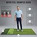 6x4ft Premium Golf Mat | Tri Turf Golf Hitting Mat | Golf Mats Practice Indoor, Outdoor, with Simulator | Thick Golf Training Mat | Large Golf mat for Swinging | Durable Golf Practice Mat with Tees