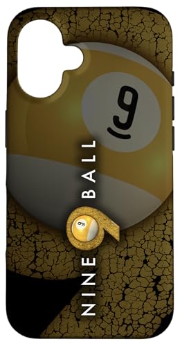 Arte de la bola de billar de 9 bolas - NUEVE BOLA Carcasa para iPhone 16