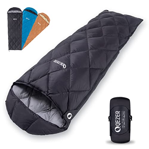 Ultralight Mummy Down Sleeping Bag 550 Fill Power Duck Down Suits for