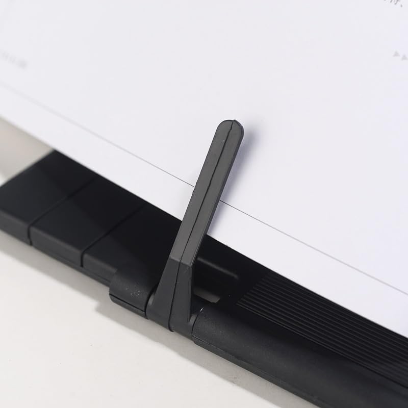 Black Book Stand Metal Reading Rack Plastic Holder