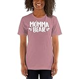 CRADLE PLUS PREGNANCY BABY & TODDLERS Momma Bear T-Shirt (Wine, Extra-Large)