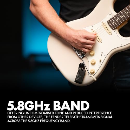 Image of Fender Telepath Wireless Transmitter, 5.8GHz, 70ft Range, Black