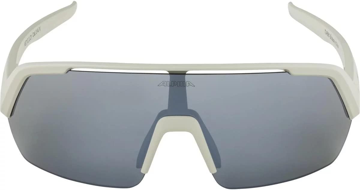 ALPINA Mirrored, Hydrophobic & Anti-fog Cycling Glasses for Men & Women, 100% UV Protection, TURBO HR
