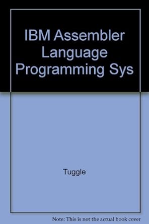 Amazon.co.jp: IBM Assembler Language Programming Sys : Tuggle: Foreign ...