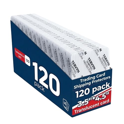 TERVYN 120 Pack Trading Card Shipping Protectors-3.5x4.5