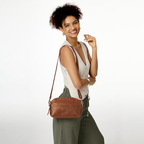 S-ZONE Genuine Leather Crossbody Bags for Women Small Leather Purses Vintage Crossbody Handbag Designer Shoulder Bag2
