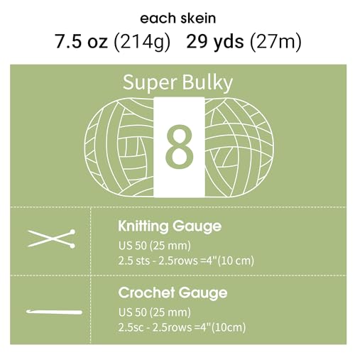 Image of MABOZOO Tie Dye Chunky Yarn for Crocheting & Knitting, 8 Pack - Soft Plush Sage Green Fluffy Jumbo Chenille Yarn,Giant Thick Fuzzy Bulky(29 yds, 8 oz Each Skein)