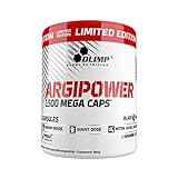 Nahrungsergänzungsmittel. L-Arginin in Kapselform. Das Produkt ergänzt die Ernährung mit L-Arginin.