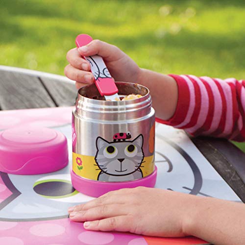 TUM TUM Hot Food Flask Kids, Soepfles Kinderen, Voedsel Thermos Kinderen, Geïsoleerde Voedsel Jar, 300ml (Bluebell the… - Image 5