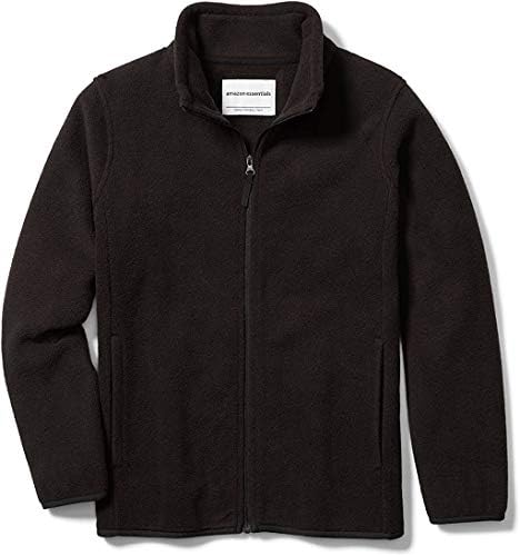 Amazon Essentials Boys and Toddlers’ Polar Fleece Full-Zip Mock Jacket