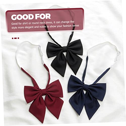 KESYOO 2pcs Adjustable Bow Ties for Women Elegant Costume Accessories for Prom Weddings and Parties Colors for Uniforms and Celebrations2