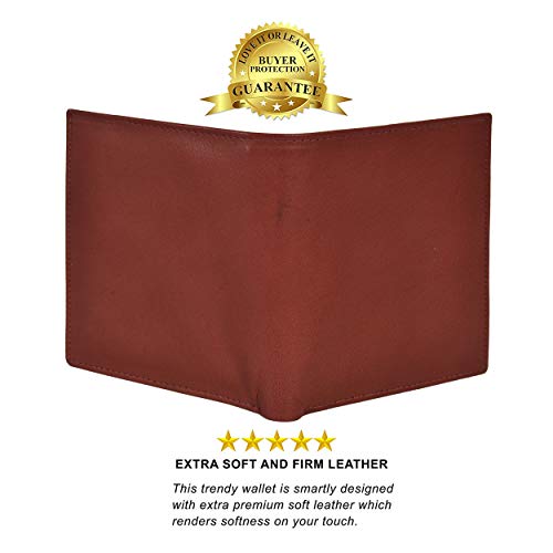 RFID Blocking Hipster Tall Wallet for Mens by Leatherboss2