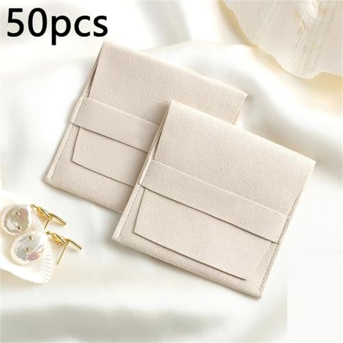 Bolsas de microfibra para joyería que evitan enredos en pendientes y collares 3