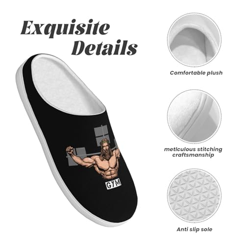 Jesus Gym Cotton Slippers Indoor Outdoor Slippers For Women/Men4