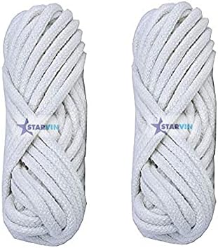 STARVIN Nada/Pajama Dori Strings (Cotton) 100% Pure Cotton Strings for Ethnic Indian Dresses Pajama, Lehenga,Petticoat 10 Meter || Pack of 2 || T211