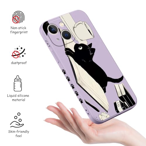 Coque iPhone 13 Mini résout les risques de chute avec élégance violette - 4