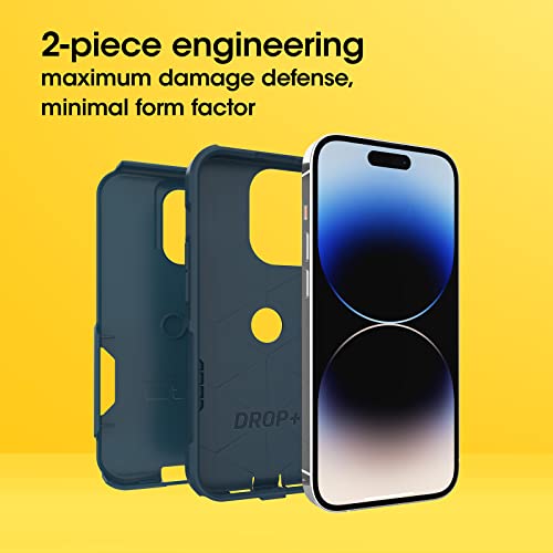 Coque iPhone 14 Pro fine résistante OtterBox bleue anti-poussière