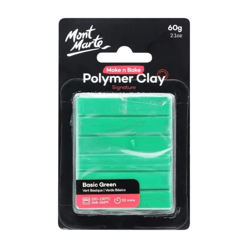 M.M. Make N Bake Polimer Kil 60G - Temel Yeşil
