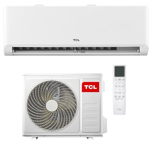 TCL Split Klimaanlage 12000 BTU BreezeIN mit Sprachsteuerung, WIFI für Räume bis 45m² 4 in 1: Heizen, Kühlen, Entfeuchten, Ventilieren - Version 2025