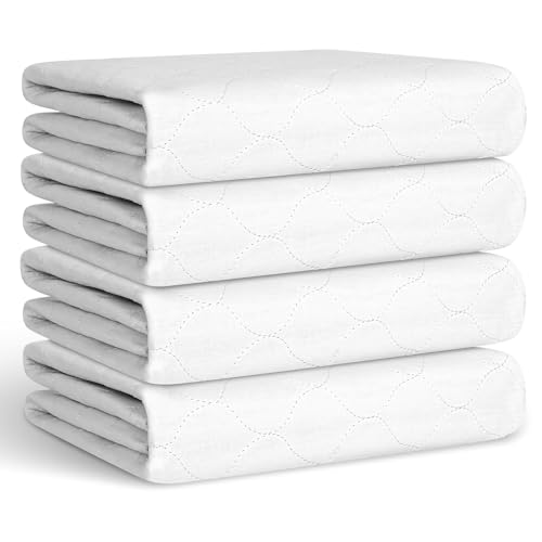 Heavy Absorbency Bed Pad, Washable and Reusable Incontinence Bed Underpads,