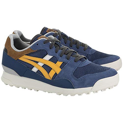 Tênis unissex Tiger Horizonia Onitsuka 1183A206, Midnight Blue/Citrus, 5.5 Women/4 Men