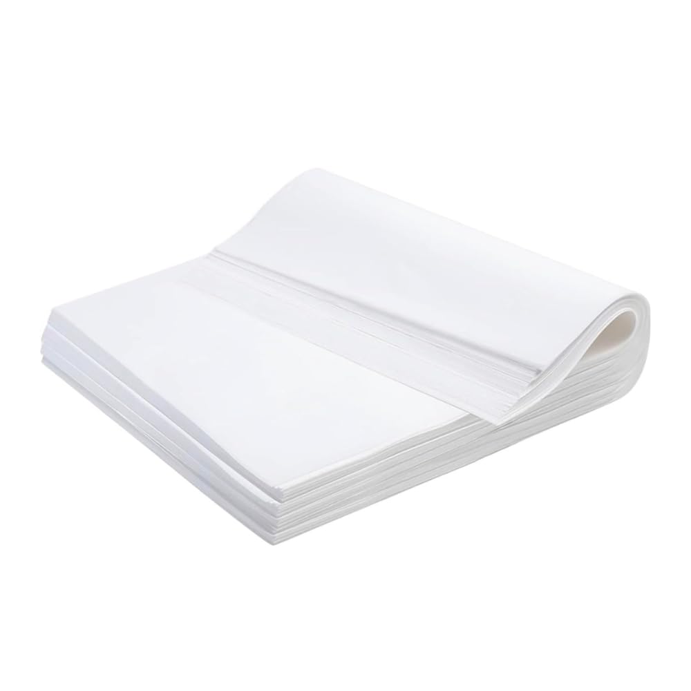 500 Pcs Papel de Horno, Precortado 40CMX60CM, Hojas de Papel de Horno Antiadherente Desechable, Ideal para Horno, Freidora de Aire y Microondas