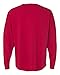 J. America Women's Ladies Game Day Jersey Long Sleeve t-Shirt, Red, Large
