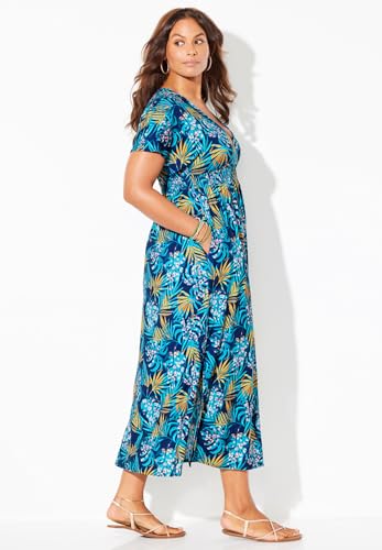 Swimsuits For All Women's Pack N' Go Wrinkle-Resistant Maxi Cover Up Dress (Plus Sizes Available)3