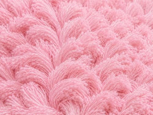 Image of Shaggy Carpet 3x5 Ft for Living Room & Bedroom (Pink)