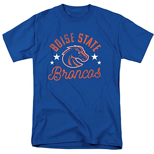Boise State University Official Broncos Unisex Adult T Shirt,Boise State University, Large