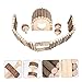 VICASKY 1 Set Wooden Fence Grinding Teeth Plaything for Pets Playground Natural Handmade Design for Hamsters Parrots and More