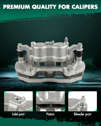Image of SCITOO 2PCS Front Brake Calipers Assembly w /Bracket For Dodge