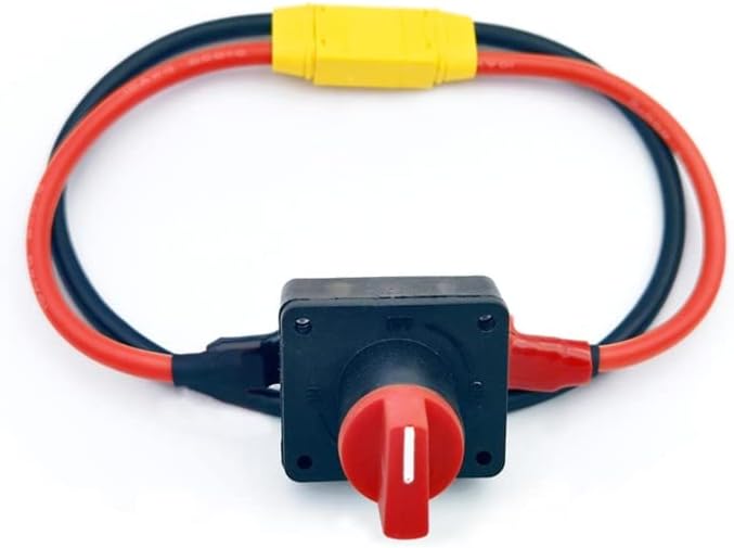 1PCS 100A Anti-Leakage Disconnect Power Cut Off Protection Switch with XT90 Plug Modified Parts for RC Plant Agriculture UAV