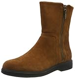 Cuero Clarks Un Elda Mid, Botas Slouch Mujer, Marrón (Dark Tan Suede Dark Tan Suede), 41.5 EU