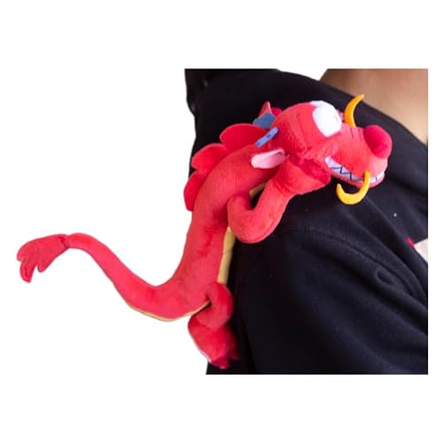 Mulan Mushu Dragon Doll Shoulder Magnetic Pal Plush Toy