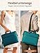 DOMISO laptoptasche 17 zoll, Wasserabweisende laptop tasche 17+ zoll, laptop tasche mit Schultergurt, laptoptasche für 17-17.3" Notebook/Dell/Lenovo/Acer/H... ROG/MSI GS73VR Stealth Pro, Teal